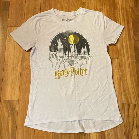 white harry potter fitted tee - Picture 1 of 2